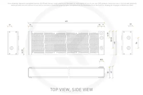 EK-Quantum Surface X560M Radiator - White - Image 2