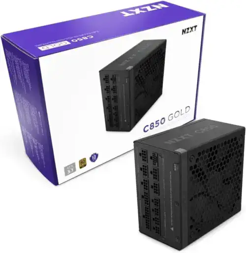NZXT C850 850W 80+ Gold Full Modular (ATX 3.1) (PCIe 5.1)-Black