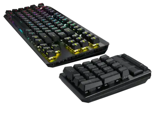 ASUS ROG Claymore II Wireless Modular (Full Size & TKL) Gaming Optical Mechanical Switch Keyboard (ROG RX RED) - Image 4