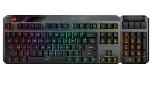 ASUS ROG Claymore II Wireless Modular (Full Size & TKL) Gaming Optical Mechanical Switch Keyboard (ROG RX RED) - Image 5