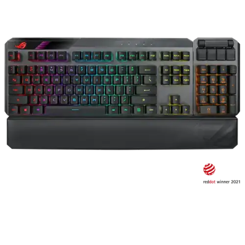 ASUS ROG Claymore II Wireless Modular (Full Size & TKL) Gaming Optical Mechanical Switch Keyboard (ROG RX RED)