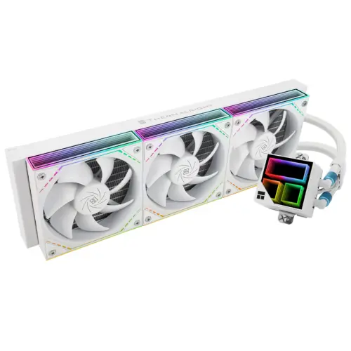 Thermalright Frozen Infinity 360 WHITE ARGB CPU Liquid Cooler, High Performance AIO w/ 3x TL-M12W