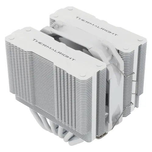 Thermalright Peerless Assassin 120 MINI WHITE CPU Air Cooler, Dual Tower w/ 6x 6mm Heat Pipes & High Performance Single Fan