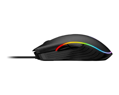 MSI FORGE GM300 Lightweight Gaming USB RGB Adjustable up to 7200 DPI 7-Button Desktop Laptop Gaming Mouse - Black - Image 2