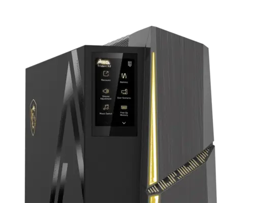 MSI MEG Trident X2 14th Core™ i9-14900KF  RAM 64GB DDR5 -SSD 2TB SSD NVIDIA® GeForce NVIDIA® GeForce RTX™4080 16GB GDDR6X :  BLACK WIN11 - Image 3