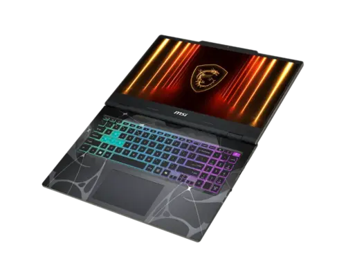MSI Cyborg 15 B2RWEKG Intel Core 7 240H RTX 5050 8GB DDR7, 16 GB DDR5, 512 GB M.2 SSD, 15.6" 144Hz IPS FHD - Translucent Black - Image 4