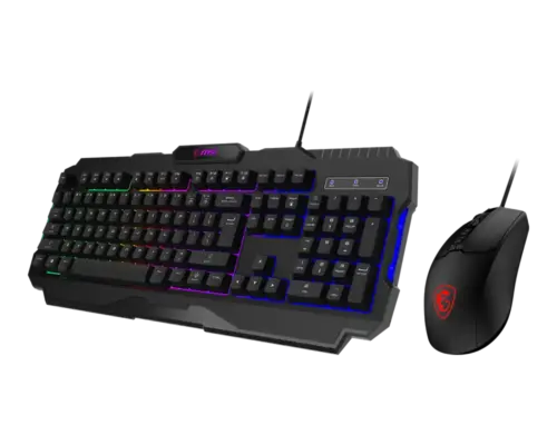 MSI FORGE GK100 COMBO AR-ENG – Gaming RGB Keyboard & Mouse Set, 19-Key Anti-Ghosting, 6400 DPI Optical Sensor - Image 3