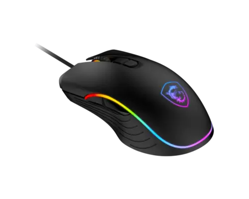 MSI FORGE GM300 Lightweight Gaming USB RGB Adjustable up to 7200 DPI 7-Button Desktop Laptop Gaming Mouse - Black - Image 5