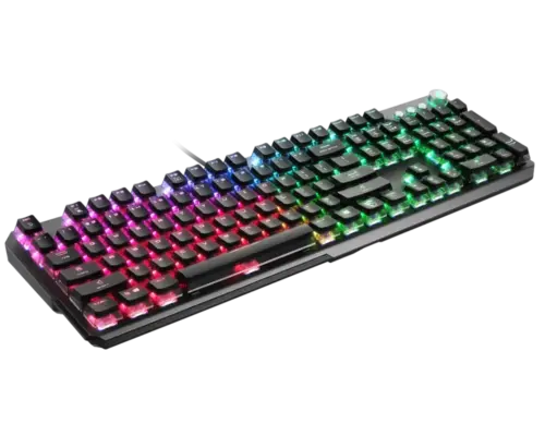 MSI VIGOR GK71 SONIC - BLUE SWITCHES With MSI Rest Pad New Technology MSI Sonic Blue Clicky Switches Light & Clicky CLEARCAPS FOR ENHANCED RGB - Image 5