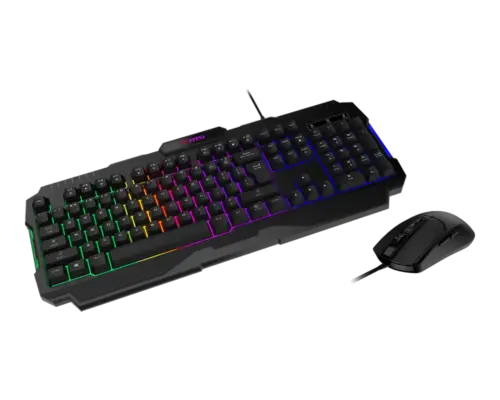 MSI FORGE GK100 COMBO AR-ENG – Gaming RGB Keyboard & Mouse Set, 19-Key Anti-Ghosting, 6400 DPI Optical Sensor - Image 5