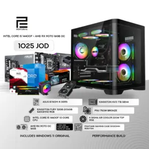 Intel Core I5 14400F + AMD RX 9070 16GB OC