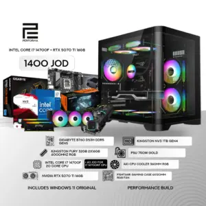 Intel Core I7 14700F + RTX 5070 Ti 16GB