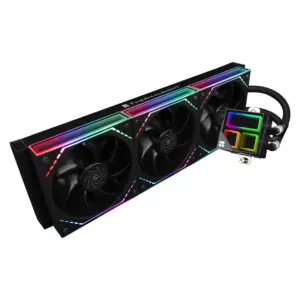 Thermalright Frozen Infinity 360 BLACK ARGB CPU Liquid Cooler, High Performance AIO w/ 3x TL-M12
