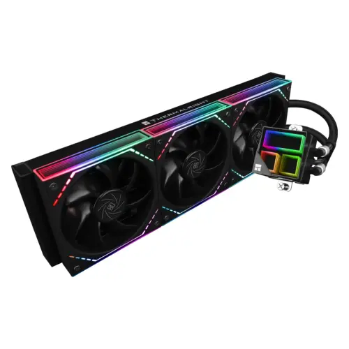Thermalright Frozen Infinity 360 BLACK ARGB CPU Liquid Cooler, High Performance AIO w/ 3x TL-M12