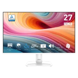 MSI PRO MP275W E2 27" IPS Resolution 1920 x 1080 (FHD) 120Hz 1ms HDMI 1x DP D-Sub (VGA)  speakers 
