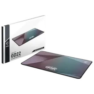 MSI AGILITY GD22 GLEAM EDITION Reflective Visual Effects Surface Non-Slip 100% Smooth Without Resistance Durable Than Conventional Fabric 100% Splash Proof Fast-cooling 3mm Thick Gaming Mouse Pad