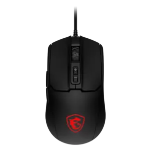 MSI FORGE GM100 Gaming Mouse - 6400DPI Optical Sensor Balanced 10M Click Switch 7 Buttons 8ms Latency RGB LED 108g Wired