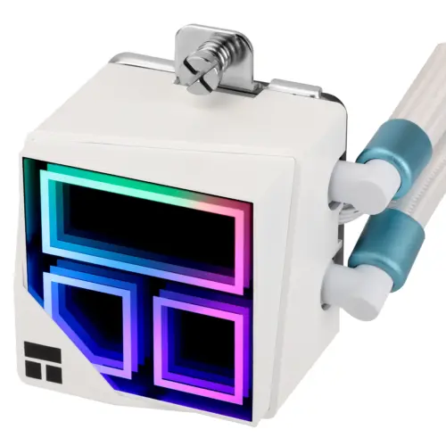Thermalright Frozen Infinity 240 WHITE ARGB CPU Liquid Cooler, High Performance AIO w/ 2x TL-M12W - Image 2