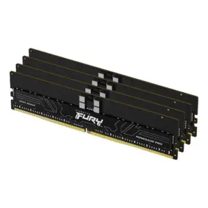 Kingston FURY Renegade Pro 128GB (32GB x4) DDR5 ECC, 5600MTs Memory Speed, KF556R36RBK4-128