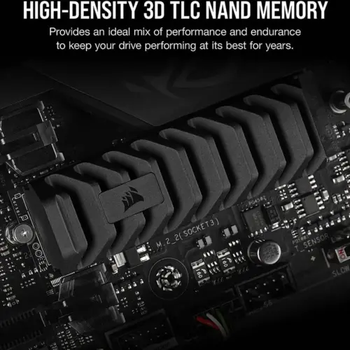 Corsair MP600 PRO XT 8TB Internal SSD, 3D TLC NAND, Up to 7000MB/s Sequential Read & 6100MB/s Sequential Write, PCIe Gen 4.0 x4 Interface, M.2 2280 Form Factor, 6000 TBW, Black | CSSD-F8000GBMP600PXT - Image 4