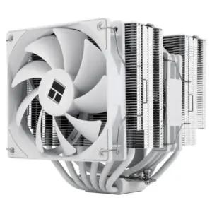 Thermalright Peerless Assassin 140 WHITE CPU Air Cooler, Dual Tower w/ 6x 6mm Heat Pipes & High Performance Dual Fan