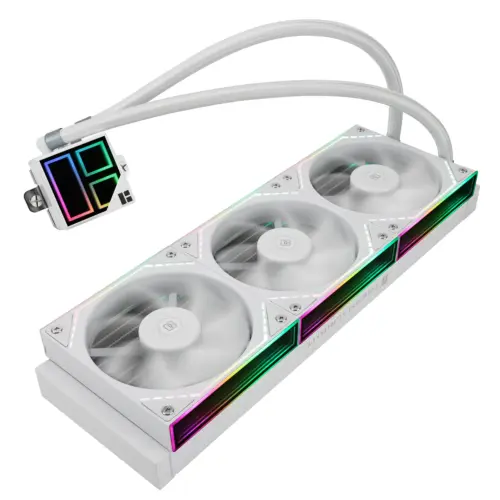 Thermalright Frozen Infinity 360 WHITE ARGB CPU Liquid Cooler, High Performance AIO w/ 3x TL-M12W - Image 4
