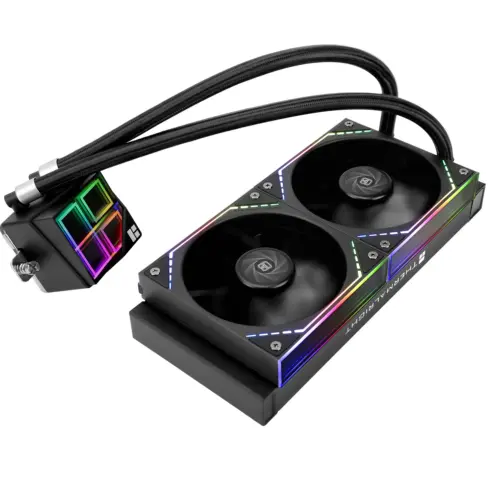 Thermalright Frozen Infinity 240 BLACK ARGB CPU Liquid Cooler, High Performance AIO w/ 2x TL-M12 - Image 3