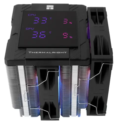 Thermalright Peerless Assassin 120 Digital ARGB BLACK CPU Air Cooler, Dual Tower w/ 6x 6mm Heat Pipes & High Performance Dual Fan - Image 3