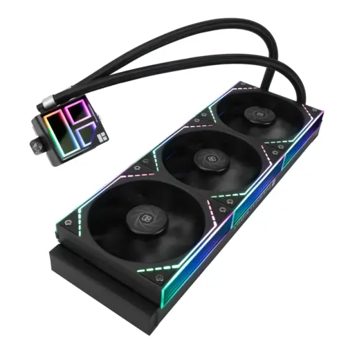 Thermalright Frozen Infinity 360 BLACK ARGB CPU Liquid Cooler, High Performance AIO w/ 3x TL-M12 - Image 4