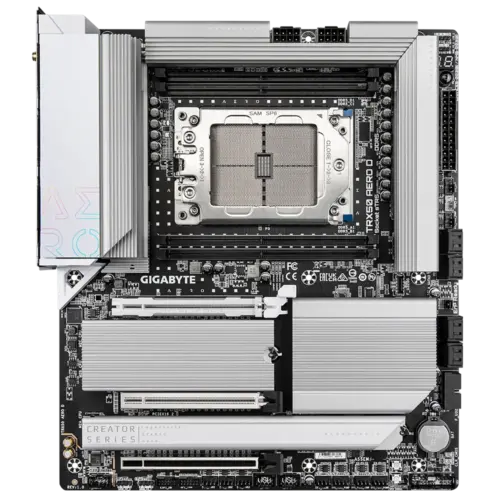 GIGABYTE AERO D DDR5 TRX50 E-ATX Motherbord with AMD Ryzen Threadripper 7980X 64-Core sTR5 Processor Ultimate Power Duo Bundle, sTR5 , 5.1GHz Max Turbo Freq, Wi-Fi 7 / Bluetooth 5.3 | 2.5 & 10 GbE - Image 4