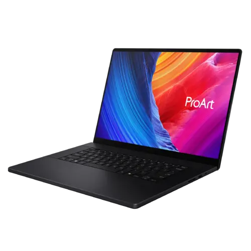 ProArt P16 (H7606); Copilot+ PC AMD Ryzen AI 9 HX 370 Processor XDNA NPU up to 50TOPS NVIDIA GeForce RTX 4070 8GB GDDR6 16" 4K OLED 500nits HDR Touch - Nano Black - Image 2