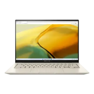 ASUS Zenbook 14X OLED (UX3404) Intel Evo Platform Core i9-13900H Processor 14-cores 16GB LPDDR5 14.5" 2.8K 120Hz VESA CERTIFIED Display HDR With Windows 11 Home - Sandstone Beige