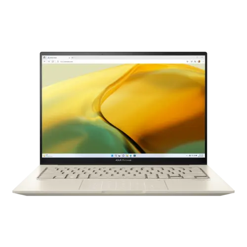 ASUS Zenbook 14X OLED (UX3404) Intel Evo Platform Core i9-13900H Processor 14-cores 16GB LPDDR5 14.5" 2.8K 120Hz VESA CERTIFIED Display HDR With Windows 11 Home - Sandstone Beige