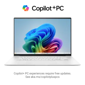 ASUS Zenbook S16 (UM5606); Copilot+ PC AMD Ryzen AI 9 HX 370 Processor AMD Ryzen AI Up to 80 TOPS 16" OLED 3K Touch with Pen - Scandinavian White