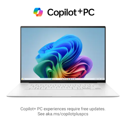 ASUS Zenbook S16 (UM5606); Copilot+ PC AMD Ryzen AI 9 HX 370 Processor AMD Ryzen AI Up to 80 TOPS 16" OLED 3K Touch with Pen - Scandinavian White