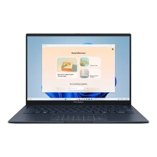 ASUS Zenbook 14 (UX3405) Intel Core Ultra 9 Processor 185H - Series 1 | 14 OLED TouchScreen 3K thin & light | Ponder Blue | Windows 11 Home With Pen & Sleeve