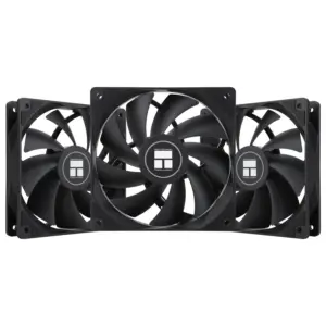 Thermalright TL-C12C X3 (Black  Non-LED) Balance Performance 120mm PWM Cooling Fan Kit 3in1 w S-FDB Bearing