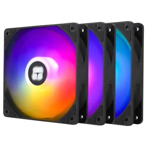 Thermalright TL-C12C-S X3 (Black  3PIN ARGB) Balance Performance 120mm PWM Cooling Fan Kit 3in1 w S-FDB Bearing - Image 4