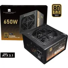 Thermalright (KG-650) Gold 650W (ATX 3.1) 80 Plus Gold Full Modular, Smart Fan - Power Supply