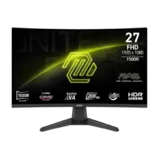 Gaming Monitor MSI MAG 276CF E20, Curve 1500R 27" FHD, 200 Hz, 0.5ms Rapid VA, HDR Ready, AMD FreeSync™, Black / 3 Years Warranty