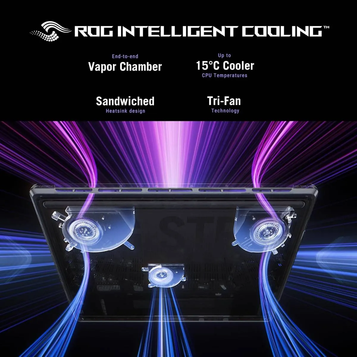 NEW 2025 Laptop ROG Strix G16 Intel® Core™ i7 14650HX Processor 5.2 GHz NVIDIA® GeForce RTX™ 5060 Laptop GPU 8GB GDDR7 16-inch FHD+ 165Hz IPS-level - Eclipse Gray - Image 8