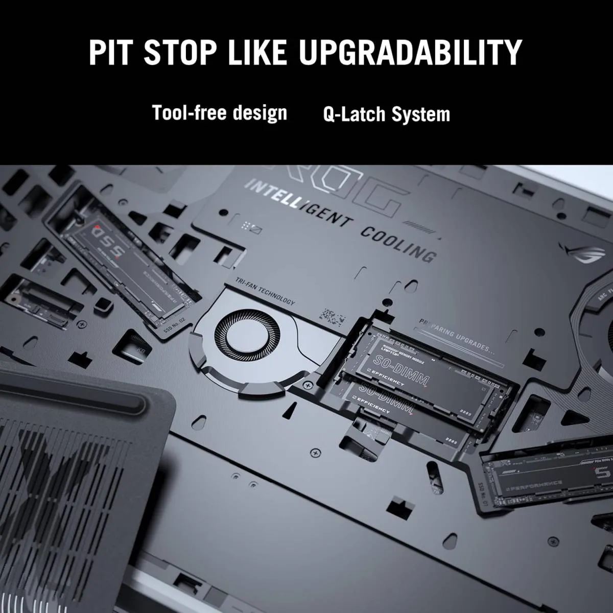 NEW 2025 Laptop ROG Strix G16 Intel® Core™ i7 14650HX Processor 5.2 GHz NVIDIA® GeForce RTX™ 5060 Laptop GPU 8GB GDDR7 16-inch FHD+ 165Hz IPS-level - Eclipse Gray - Image 5