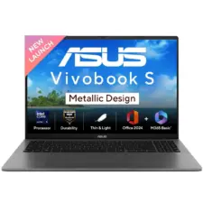NEW 2025 Laptop ASUS Vivobook S16 Light-Wight Intel Core Ultra 7 Processor 255H Intel Arc Graphics AI Boost NPU up to 13TOPS 16GB DDR5 1TB M.2 16-inch FHD+ IPS 144Hz - Matte Gray
