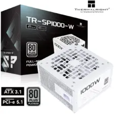 Thermalright (SP-1000-W) Platinum 1000W (ATX 3.1) (PCIe 5.1) 80 Plus Platinum Full Modular, Smart Fan - Power Supply (White)