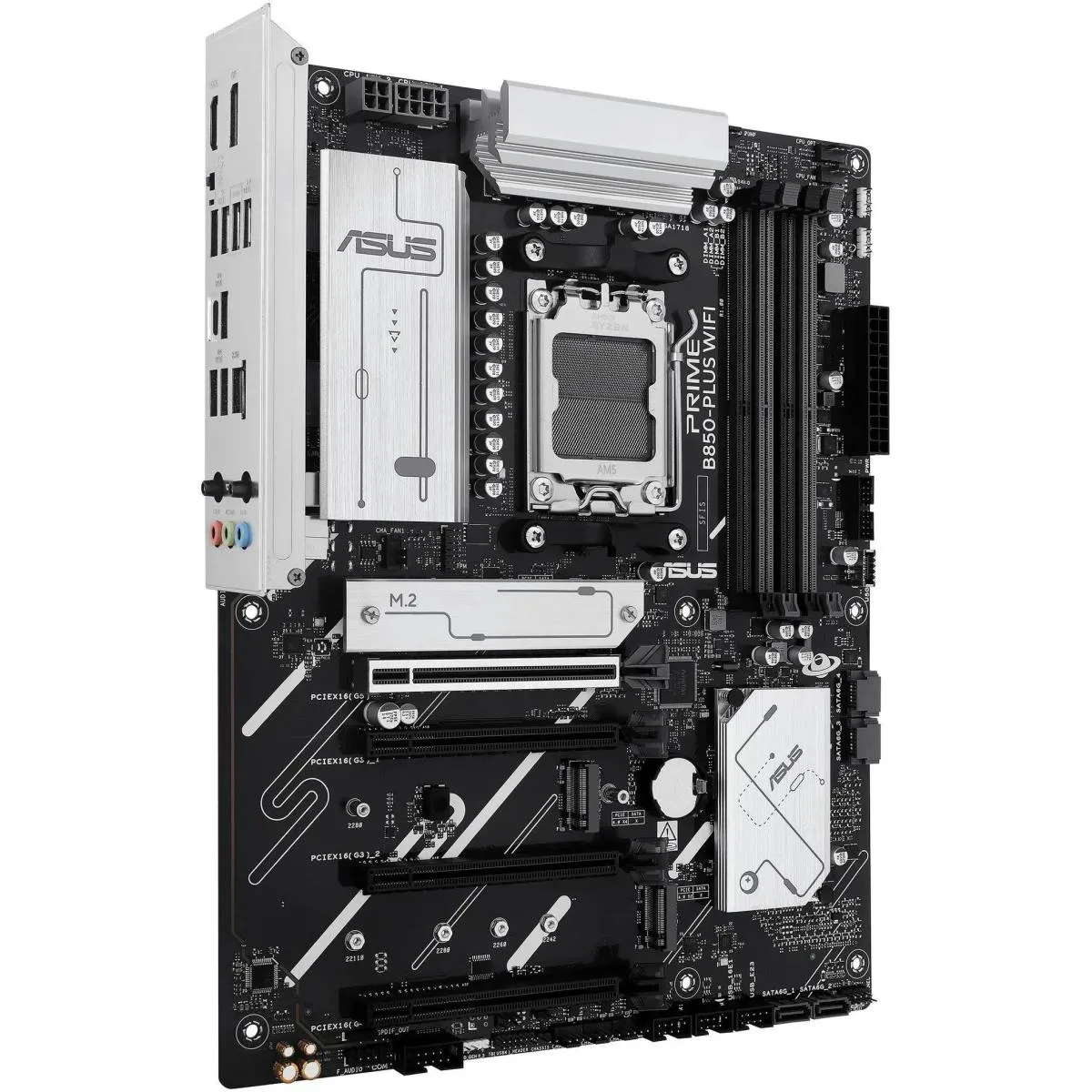 ASUS PRIME B850-PLUS WIFI (Wi-Fi 6E) AMD RYZEN 7000 8000 9000 Series AM5/DDR5/PCIe 5.0/3xM.2 - ATX Gaming MotherBoard - Image 2