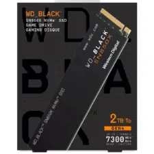 WD BLACK SN850X 2TB PCIe 4.0 NVMe M.2 SSD-Sequential Read/Write (7300/6300 MB/s)