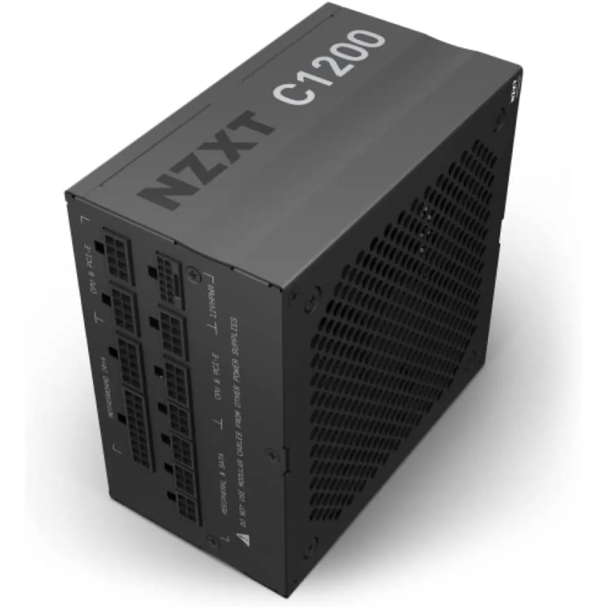 NZXT C1200, 1200W 80+ Gold Full Modular (ATX 3.0) PCIE 5.0 (12VHPWR) Gaming Power Supply w/ Hybrid Silent Fan Control, Fluid Dynamic Bearings - Image 2
