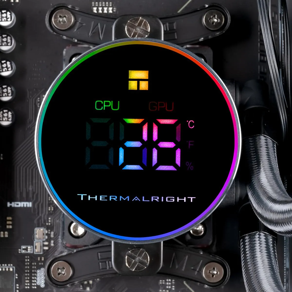 Thermalright Frozen Magic 360 Digital ARGB BLACK V2 CPU Liquid Cooler, High Performance AIO TL-M12Q - Image 2
