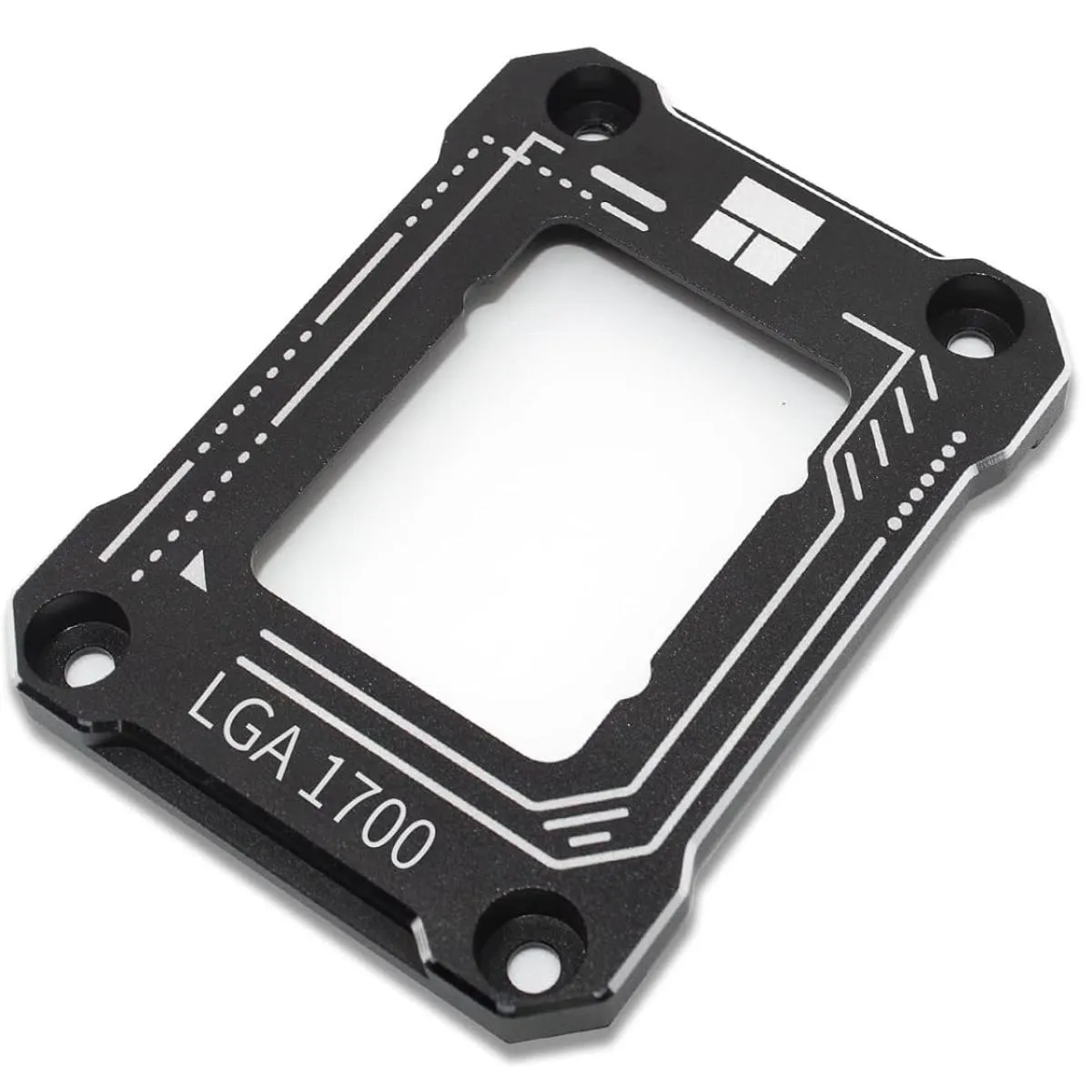 Thermalright LGA 1700 Intel 12th 13th 14th Aluminum Black Contact Frame CPU Socket Anti-Warp & Bend, Temp Reduction (2-7) Degrees, Comes With Free TF7 (12.8 w/m.k) Thermal Paste Tube