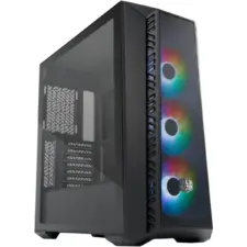 Cooler Master MasterBox 520 Mesh ARGB Mid Tower Tempered Glass Gaming Case w/ 3x CF120 ARGB Pre-installed Fans